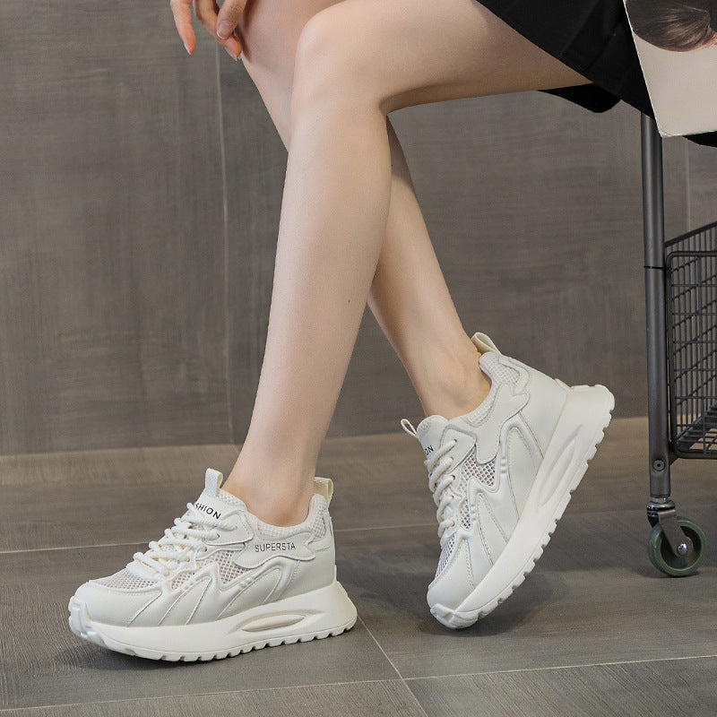 メッシュデザイン｜厚底スニーカー