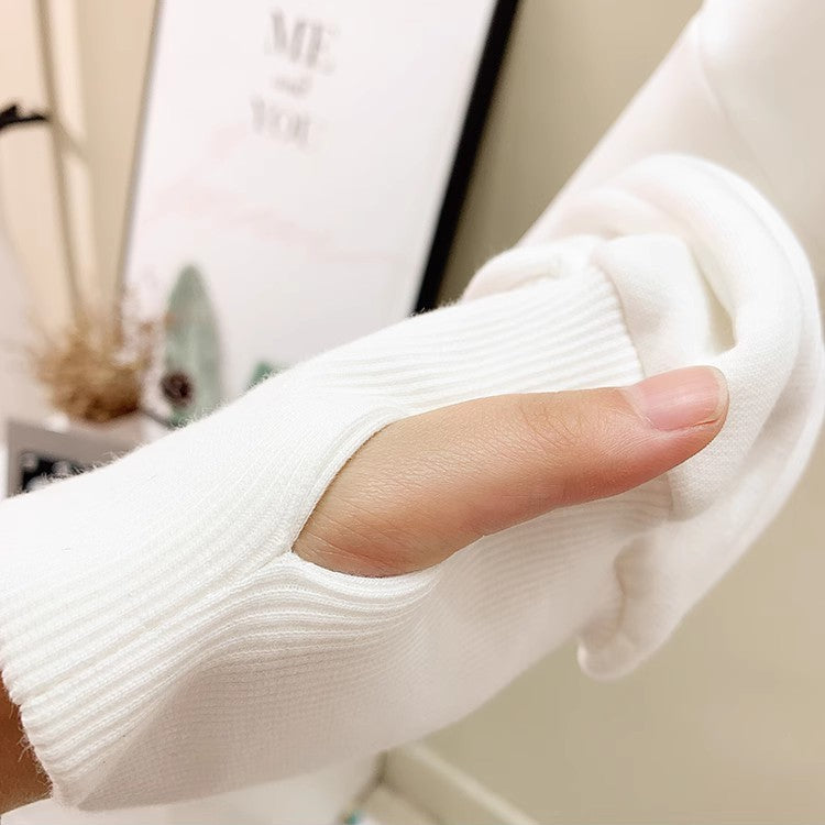 ベルベット裏地｜クロップド丈ジップアップパーカー