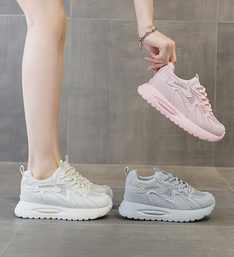 メッシュデザイン｜厚底スニーカー