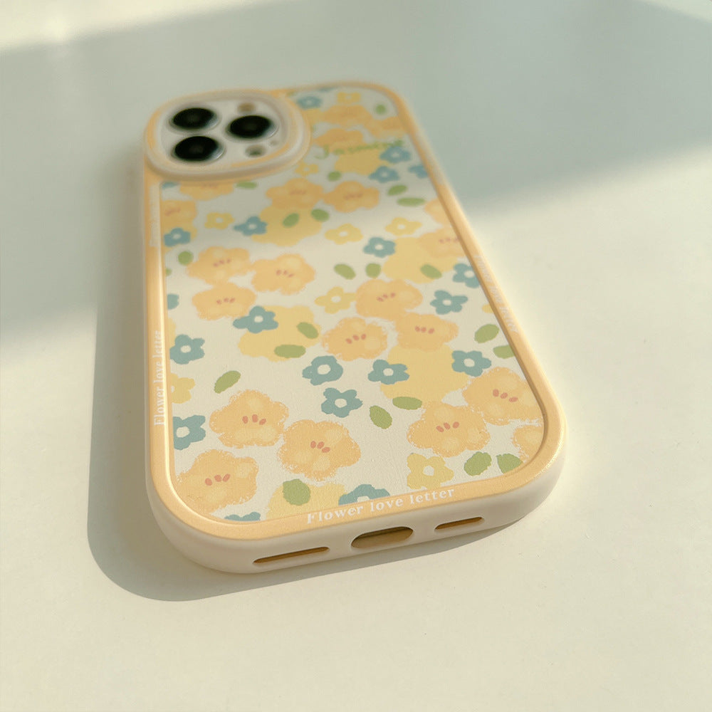 ジャスミンフラワー｜イエローミックスiPhoneケース