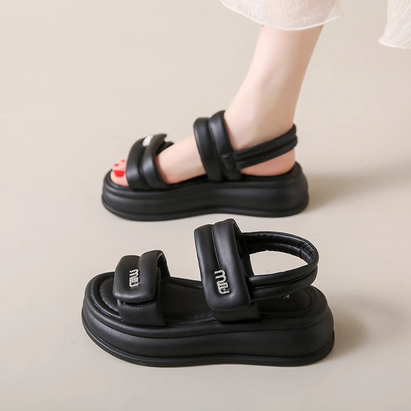 パッドストラップ｜厚底サンダル