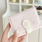 ネコ型エンボス｜コンパクト三つ折り財布