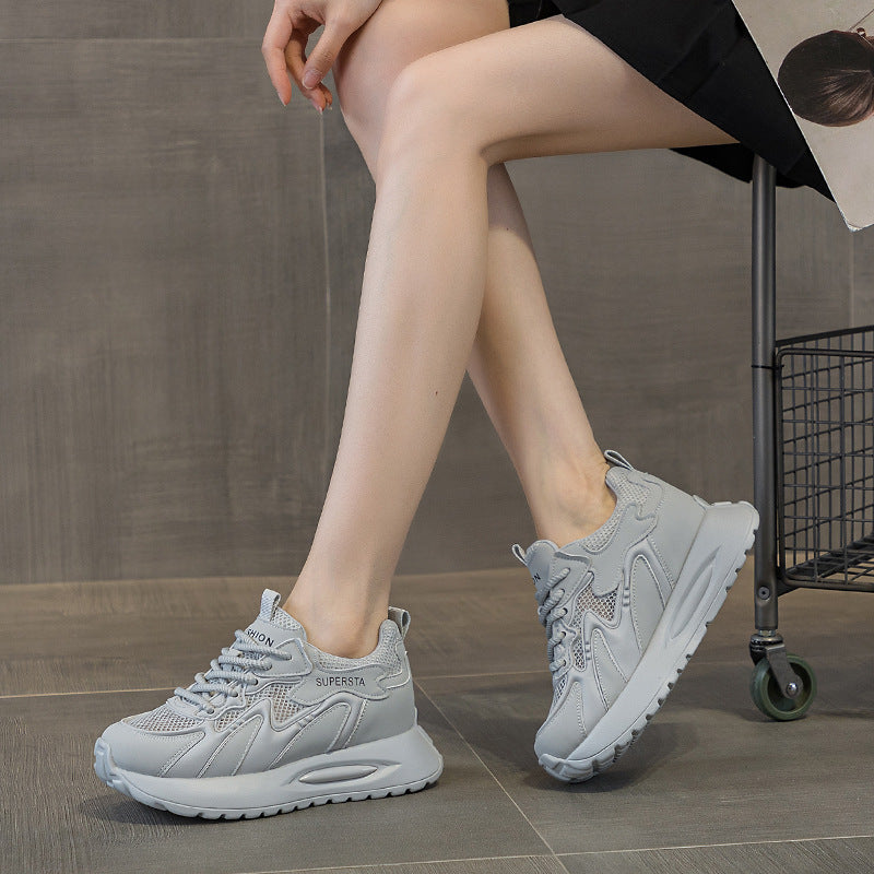 メッシュデザイン｜厚底スニーカー