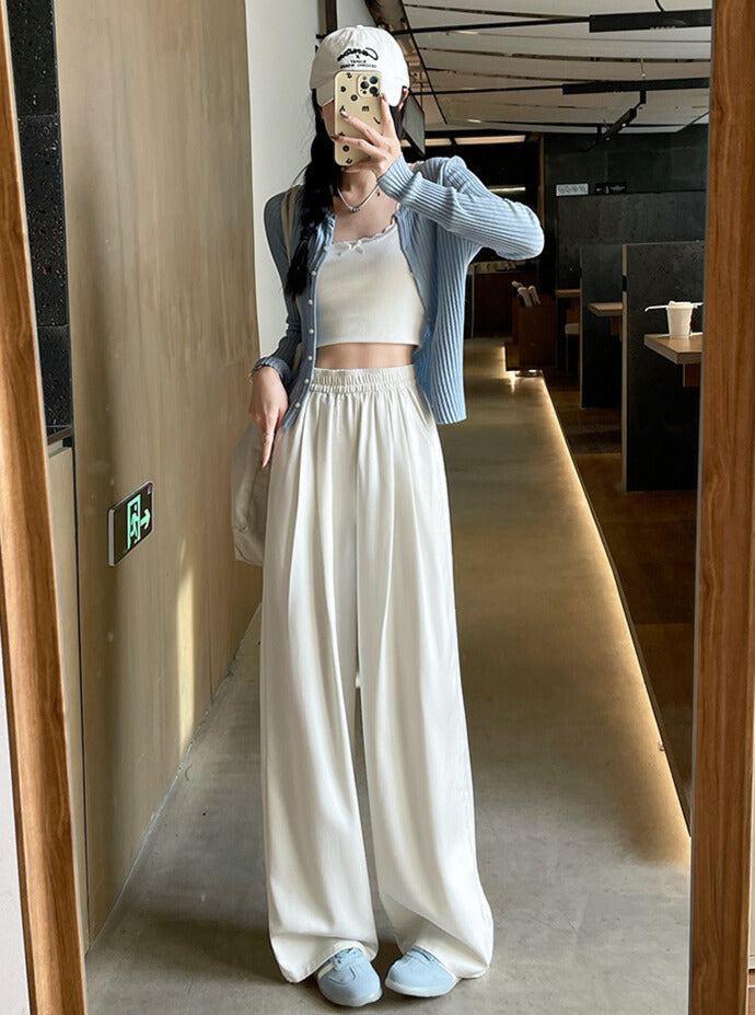 脚長シルエット｜ワイドデニムパンツ