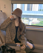 ツイードチェックオーバージャケット