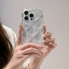 クリアキルティングiPhoneケース