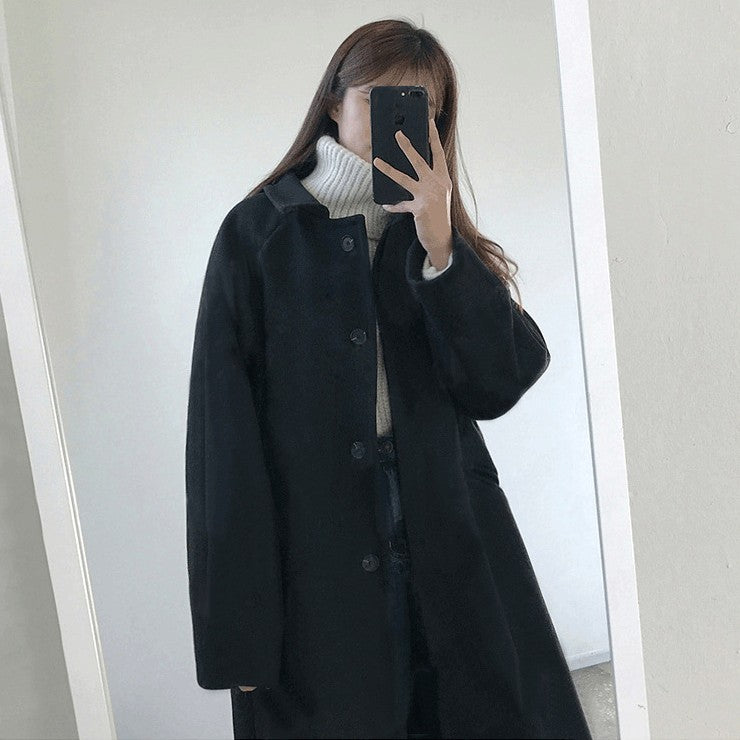 ストレートラインロングコート