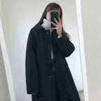 ストレートラインロングコート