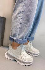 ボリュームソール｜クリアエアスニーカー