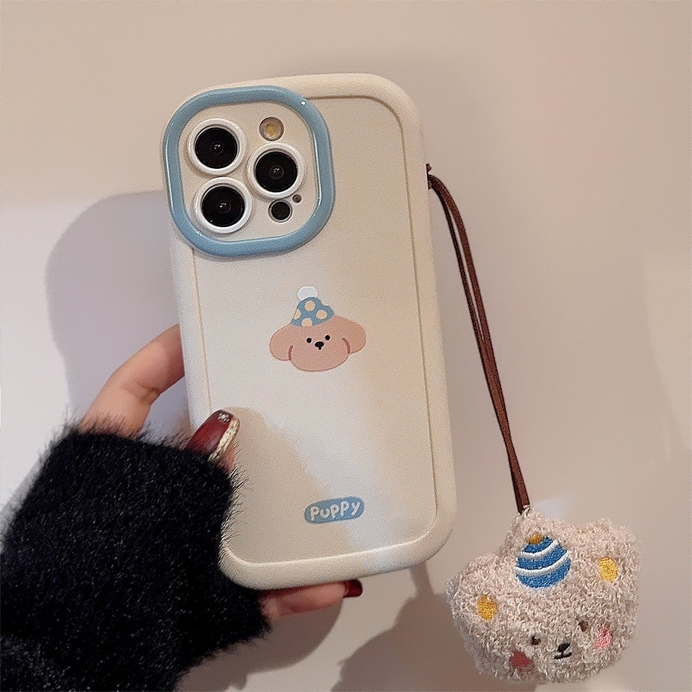 もふもふ｜ぬいぐるみチャーム付きiPhoneケース