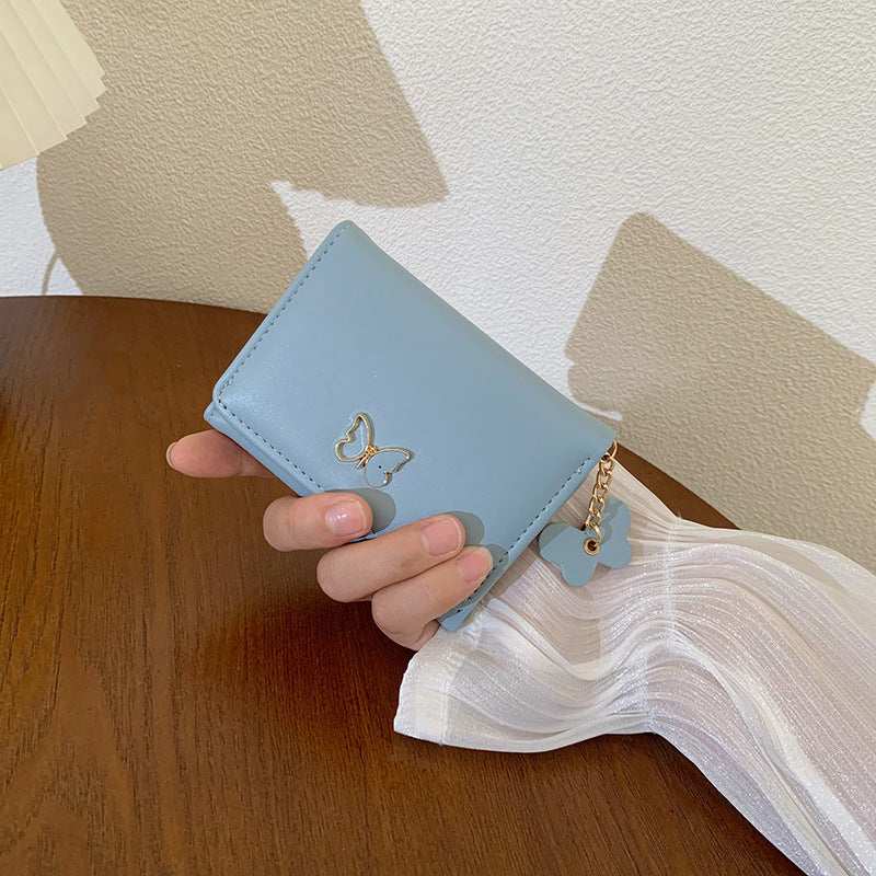 バタフライチャームミニウォレット