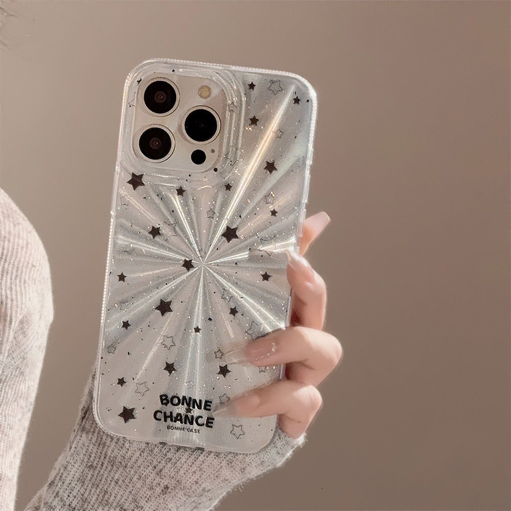 きらめくスター｜グリッターiPhoneケース