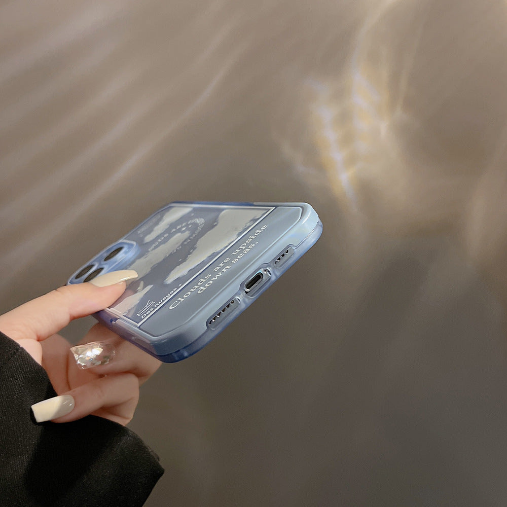 空にゆれる雲｜スタンド付きiPhoneケース