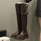 ボアカフロングブーツ