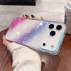【iPhone17シリーズ対応】オーロラグラデーション｜クリアiPhoneケース