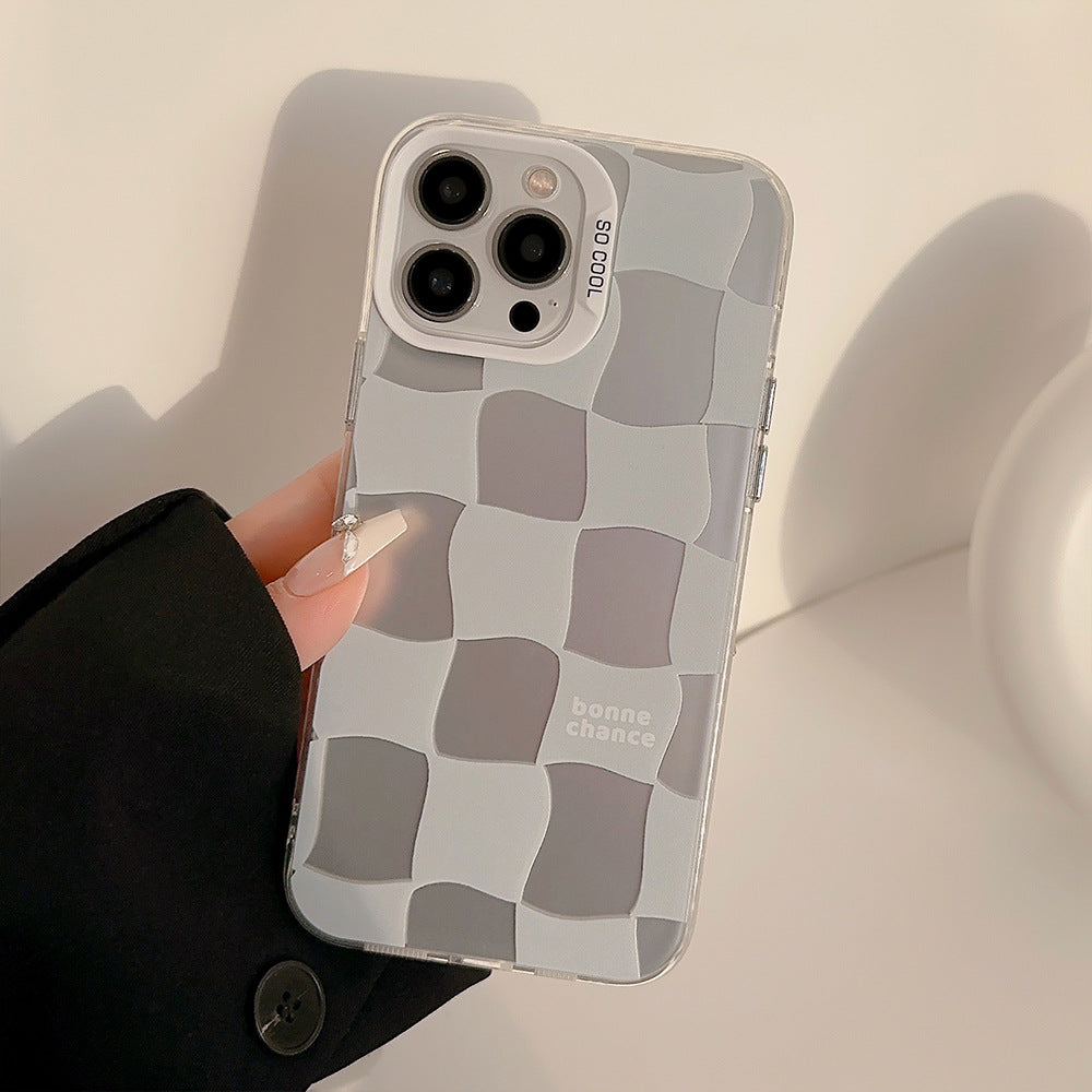 ゆらぎチェック｜シルバーiPhoneケース