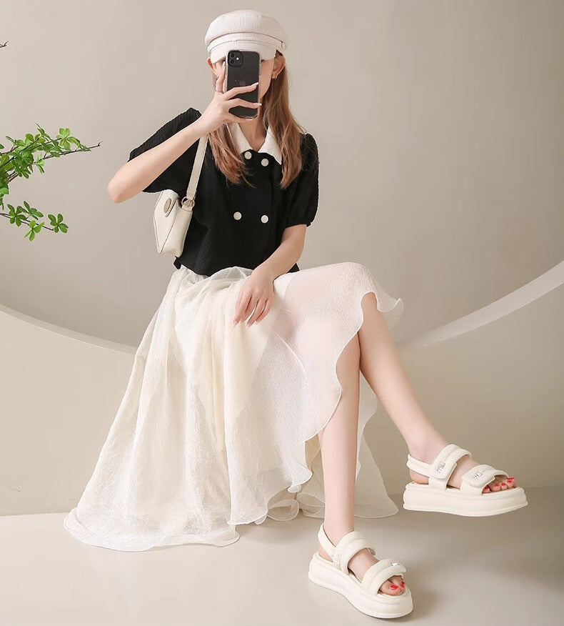 パッドストラップ｜厚底サンダル