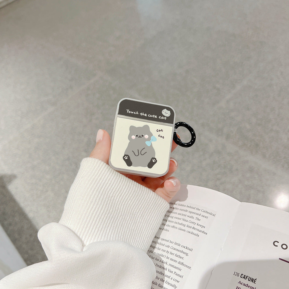 まるっこネコ｜ゆるカワAirPodsケース