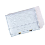 クロコ調デザイン｜コンパクト三つ折り財布