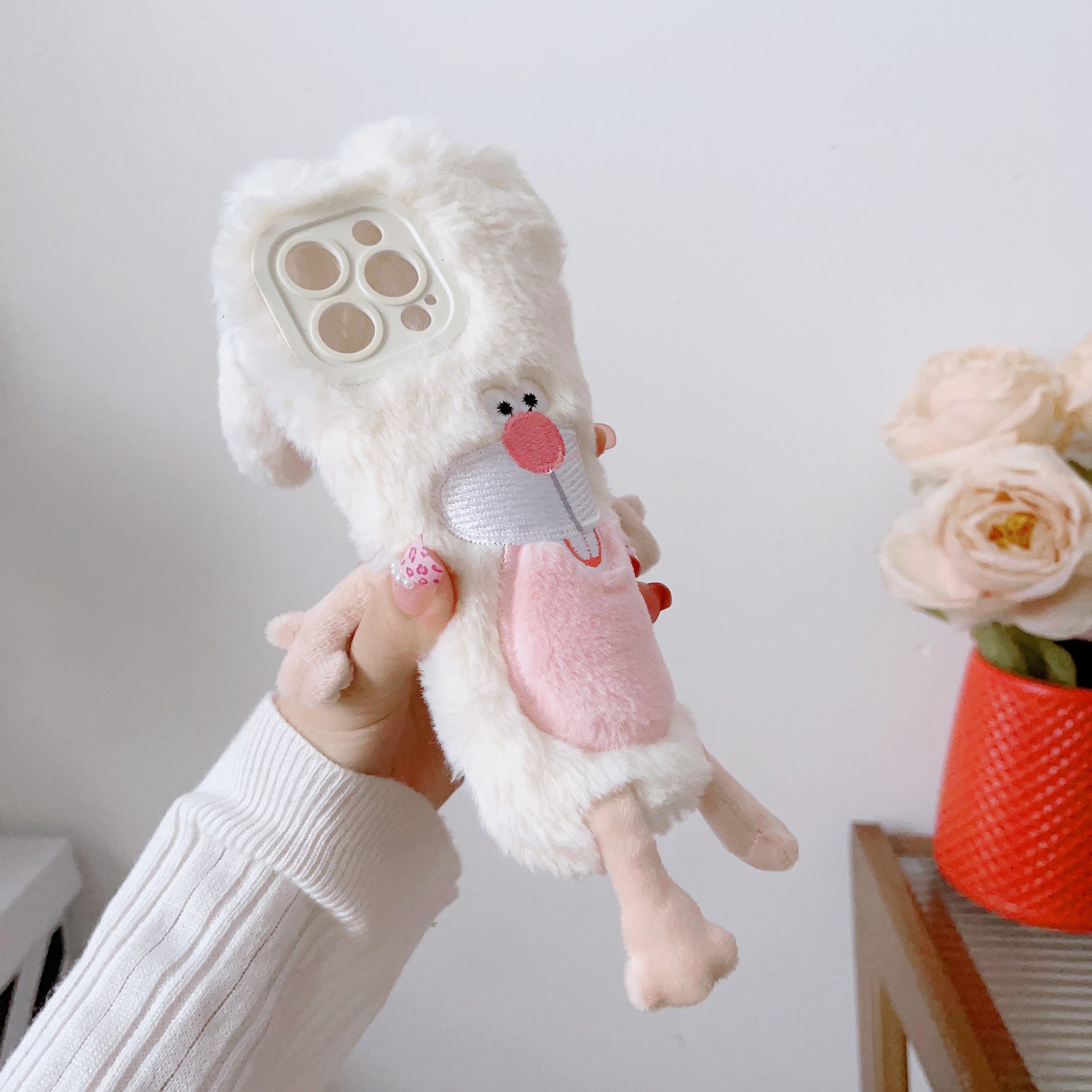 ラビットファーiPhoneケース