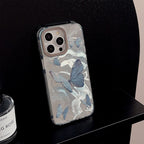 ゆれる青がきらめく｜バタフライiPhoneケース