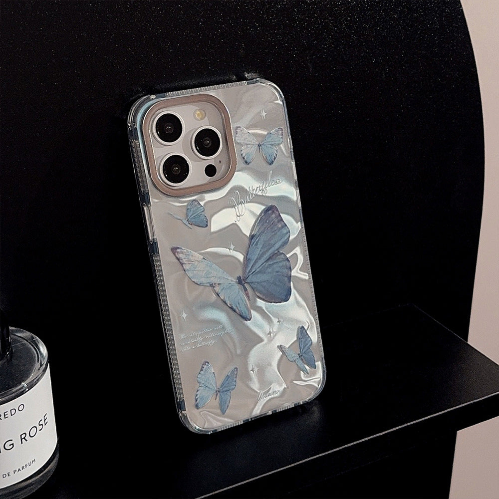 ゆれる青がきらめく｜バタフライiPhoneケース