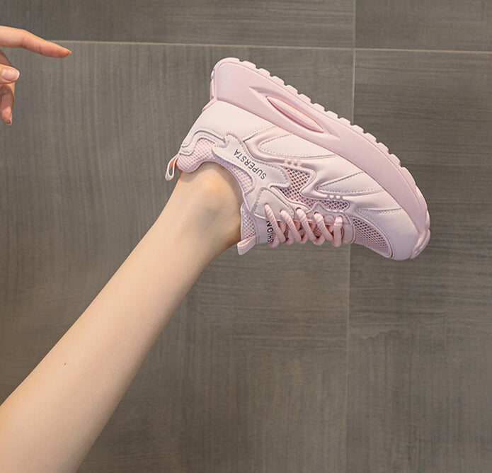 メッシュデザイン｜厚底スニーカー