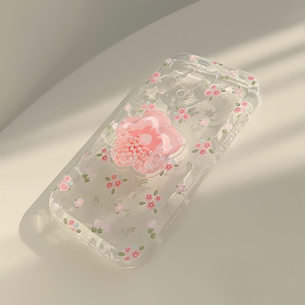 フラワースタンドクリアiPhoneケース