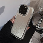 シルバーグロス｜レザー調iPhoneケース