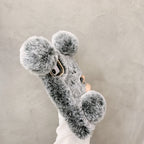 ファーボールデザインiPhoneケース