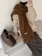 ウールライクシンプルマフラー