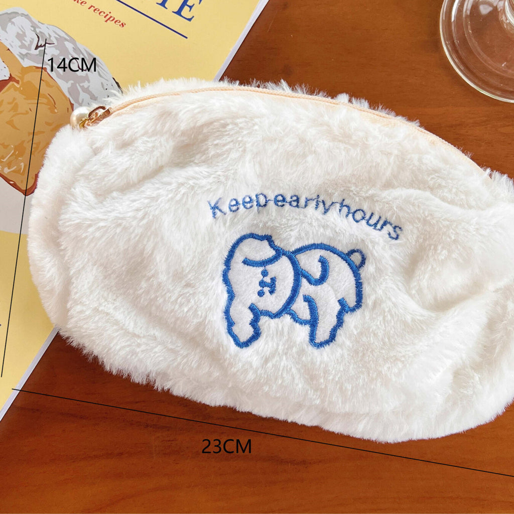 カラフルデザイン｜ふわもこ小物ポーチ