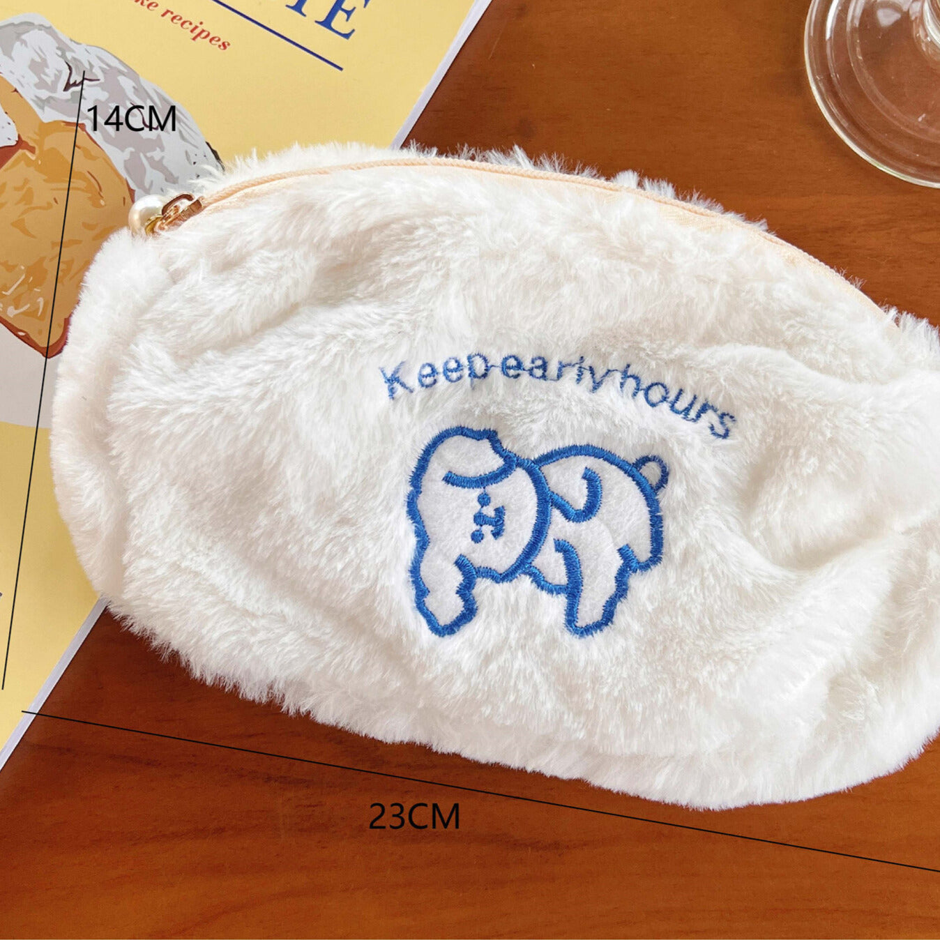 カラフルデザイン｜ふわもこ小物ポーチ