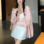 ストライプ柄｜ゆるシルエットオーバーシャツ