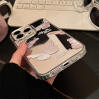 ミラーバタフライチャームiPhoneケース