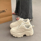 メッシュレイヤード｜ボリュームスニーカー