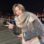 ソフトボーダーボリュームマフラー