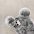 ファーボールデザインiPhoneケース