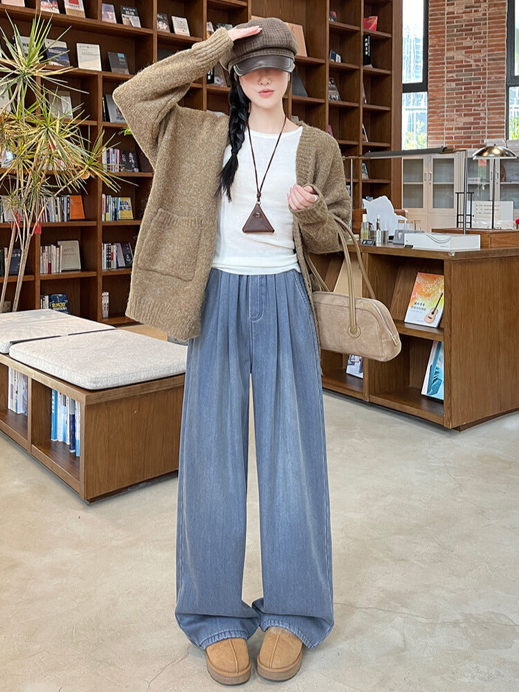 裏起毛あったか｜ゆったりワイドパンツ