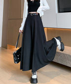 タック入りデザイン｜上品ロングスカート