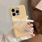 レースリボン付き｜ガーリーiPhoneケース
