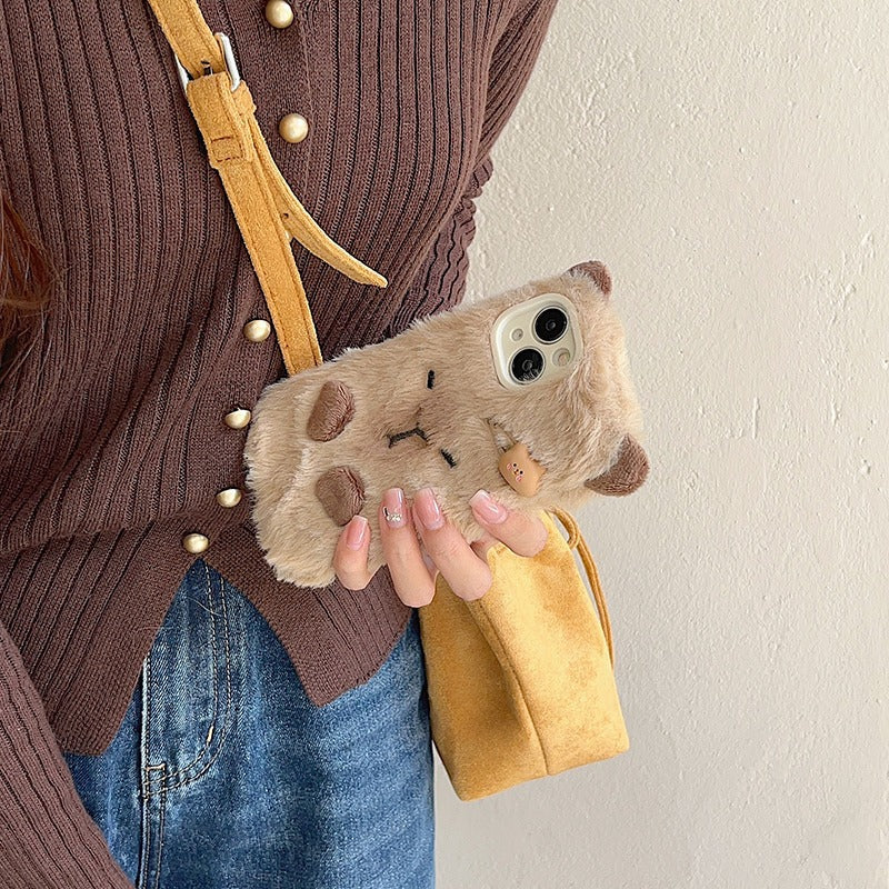 カピバラファーiPhoneケース