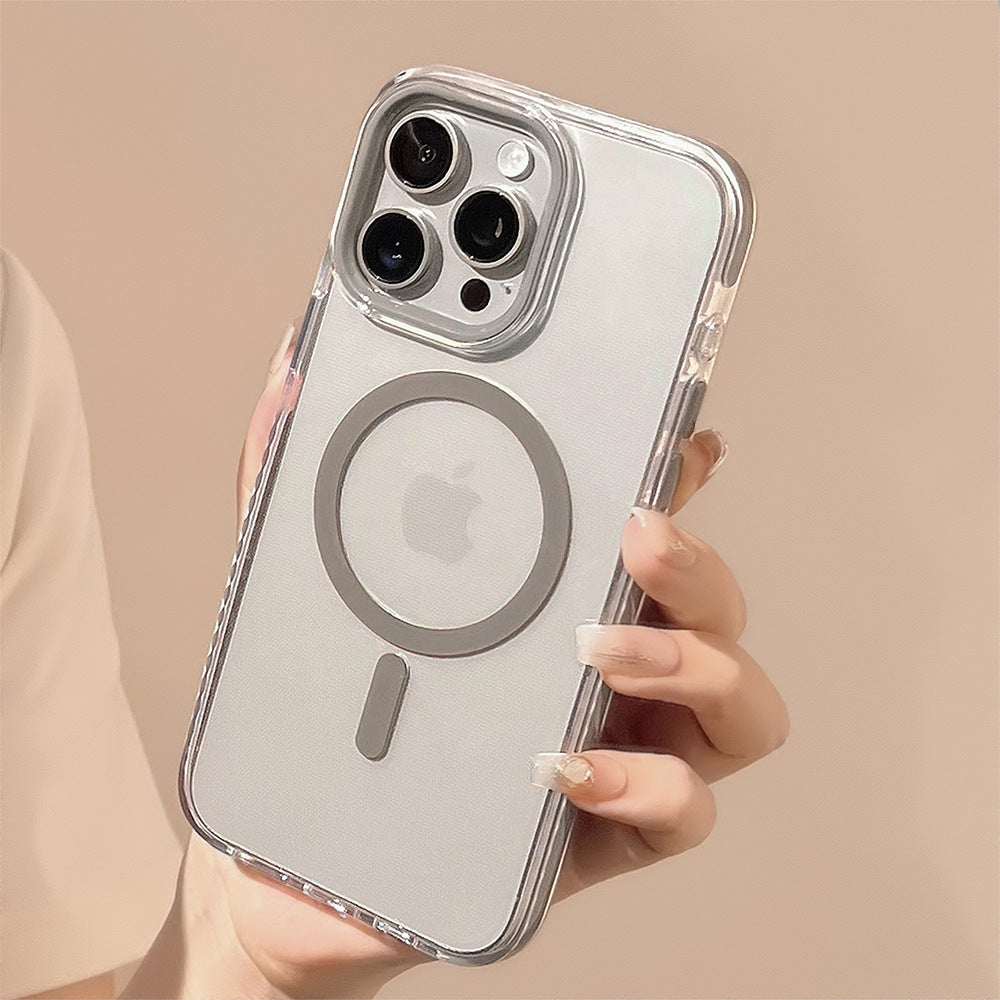 【MagSafe対応】クリアマグネットリング｜TPU iPhoneケース