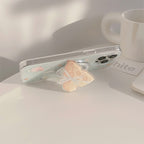 チーズケーキデザイン｜MagSafe対応クリアiPhoneケース（スタンド付き）