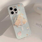 チーズケーキデザイン｜MagSafe対応クリアiPhoneケース（スタンド付き）