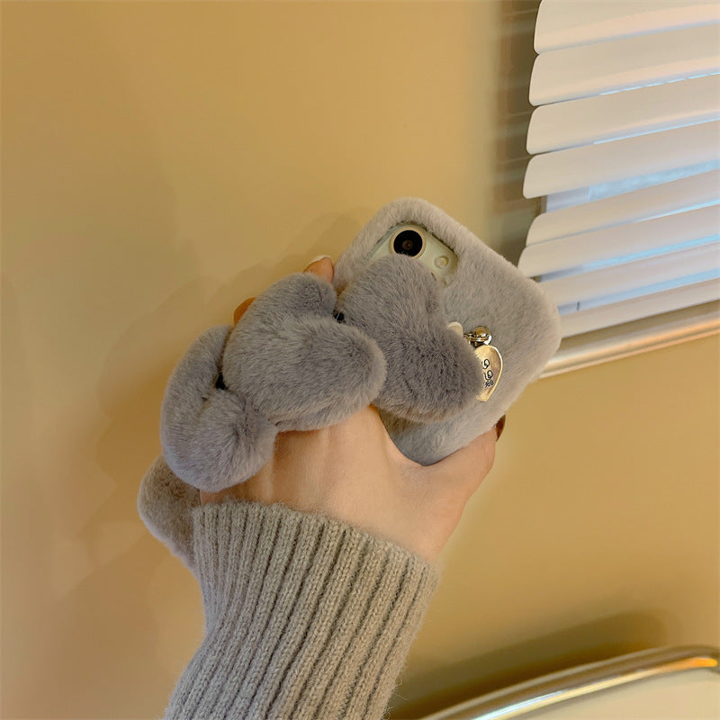 ハートファーグリップiPhoneケース