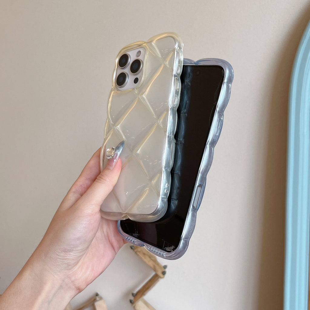 パールキルティングiPhoneケース