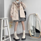 トグルボタンショートダッフルコート