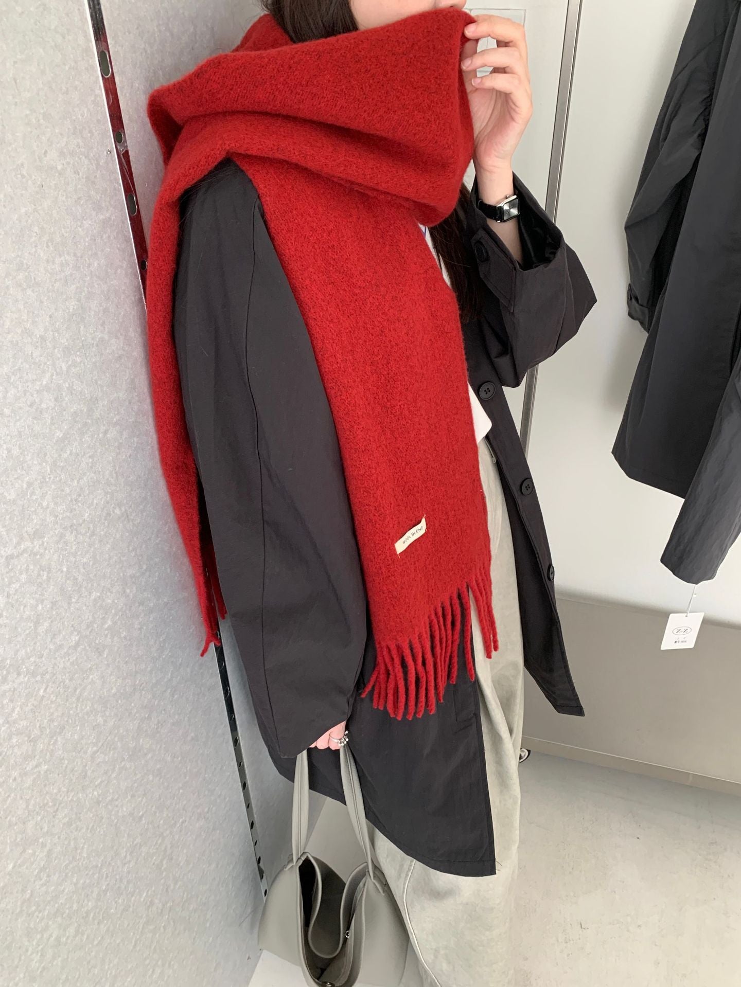 ウールライクシンプルマフラー