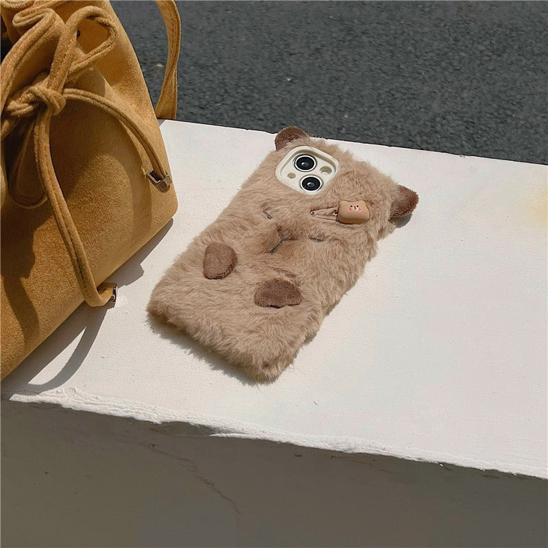 カピバラファーiPhoneケース